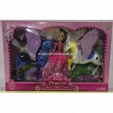 Волшебный Пегас с куклой 7710-3