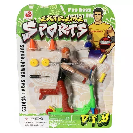 Набор фингер Самокат с аксессуарами и фигуркой BX-665