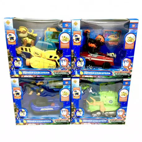 Фигурка Патруль на машинке (ассортимент) 1601-CH501