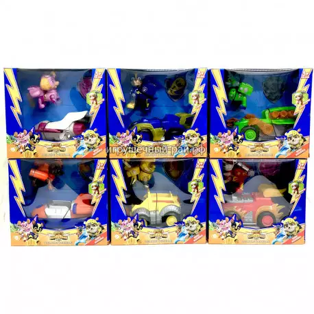 Фигурка с машинкой Патруль (ассортимент) YY-502