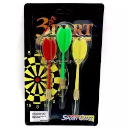 Дротики для дартса (набор из 3 шт) на блистере 6031
