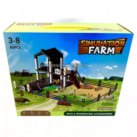 Конструктор Ферма (80 дет) 2022-18