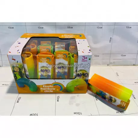 Пружинки Радуга (бокс из 12 шт) XJ628