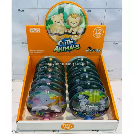 Водная игра Животные (бокс из 12 шт) 2586D-B12