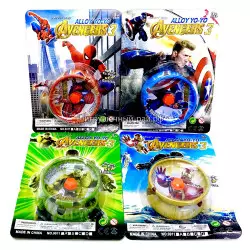 Волчок Супер-герои на блистере (4 вида) ассортимент 3011G