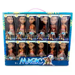 Куклы Моана в боксе 12 шт HS1621