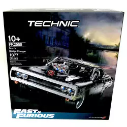 Конструктор Техник - Додж Чарджер Доминика Торетто (1077 дет) FK2008