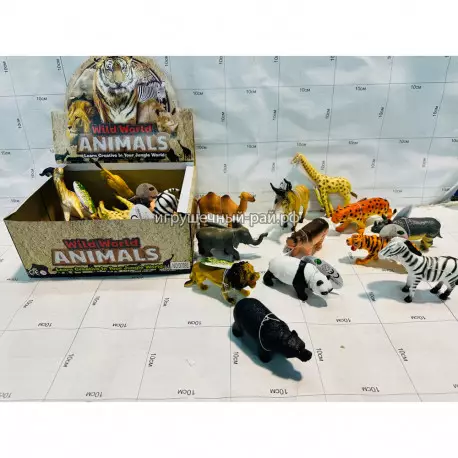 Фигурки Животные бокс из 24 шт D7091