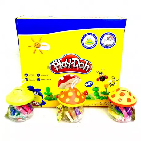 Набор для лепки Грибочек (бокс из 9 шт) PK1701