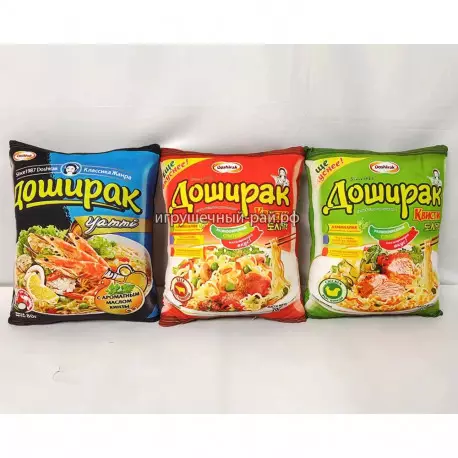Заготовка - наволочка мягкая подушка Доширак в ассортименте