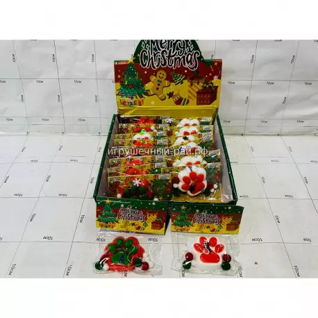 Игрушка-антистресс Сквиш таба Кошачья лапка (бокс из 16 шт) 104251