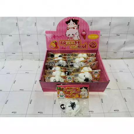 Игрушка-антистресс Сквиш таба Кошачья лапка (бокс из 12 шт) A0062