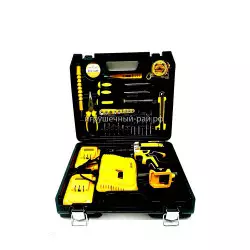 Шуруповерт аккумуляторный с инструментами 525-5