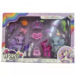 Набор с фигурками Пони LK1606-9