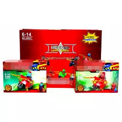 Конструкторы Ниндзяго (Jinrun, 8 видов, ~28+ дет) бокс из 16 шт 931B-JJR931