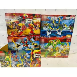 Конструкторы Ниндзяго (LB+, 4 вида, ~261 дет) бокс из 4 шт LB3117