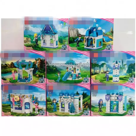 Конструкторы Френдс (Leduo, 8 видов, ~88 дет) бокс из 8 шт 7039