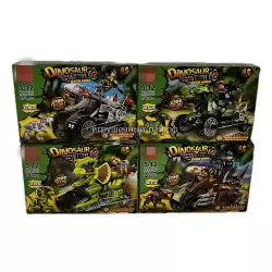 Конструкторы Динозавры (OBM, 4 вида, ~85 дет) бокс из 8 шт 99023