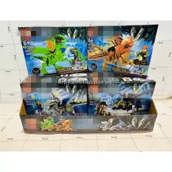 Конструкторы Динозавры (М, 40 дет, 8 видов) бокс из 8 шт MG1009