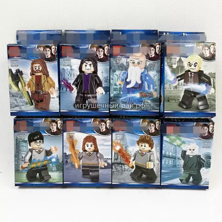 Конструкторы фигурки Гарри Поттер (LEBQ, 8 видов) упаковка из 8 шт 1957