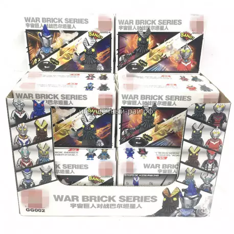 Конструкторы фигурки бокс из 16 шт GG002