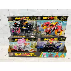 Конструкторы Манки бой (PRCK, 4 вида ~120 дет) бокс из 8 шт 69754