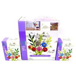 Конструкторы Цветы (Zuanma) бокс из 8 шт 087D