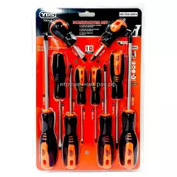 Набор отверток 10 предметов YDS-35016