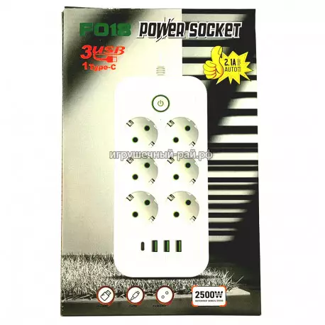 Сетевой фильтр удлинитель F018U