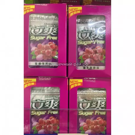 Освежающие конфеты без сахара Виноград (уп. 12 шт)
