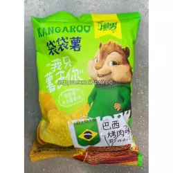 Чипсы Бурундуки вкус Барбекю