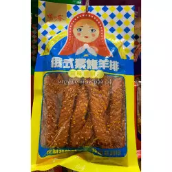 Соевое мясо с кунжутом Матрёшка жёлтая 175 гр (уп. 10 шт)