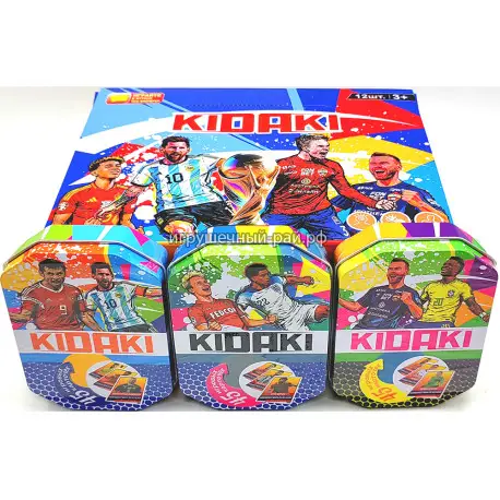 Коллекционные футбольные карточки бокс из 12 шт 3270