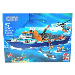 Конструктор Сити - Корабль исследователей Арктики (815 дет) C1266
