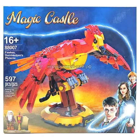 Конструктор Гарри Поттер - Феникс Дамблдора Фоукс (597 дет) 88007