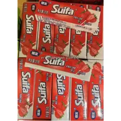Жевательная резинка Suifa Клубника 21,5 гр (уп. 40 шт)