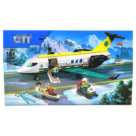 Конструктор Самолет экстренной воздушной помощи (403 дет) 21680