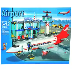 Конструктор Сити - Аэропорт (703 дет) C1676