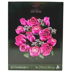 Конструктор Цветы - Букет розовых роз (789 дет) 73004
