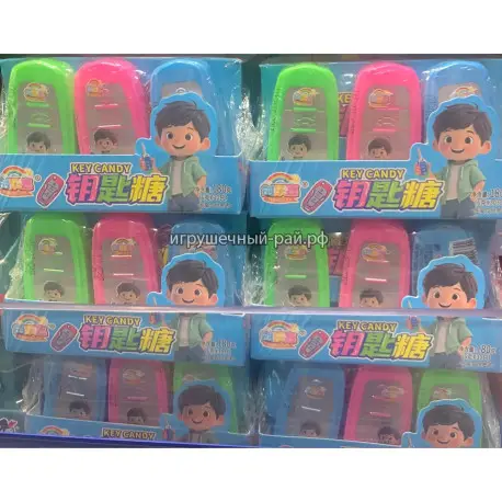Конфеты в автомобильном брелке 6 гр (уп. 30 шт)