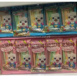 Йогуртовые палочки / мармеладные трубочки (2 вида, уп. 20 шт, в каждой один вкус)