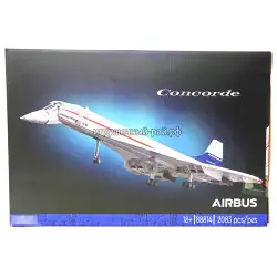 Конструктор Иконы - Самолёт Конкорд / Concorde Airbus (2083 дет) 88814